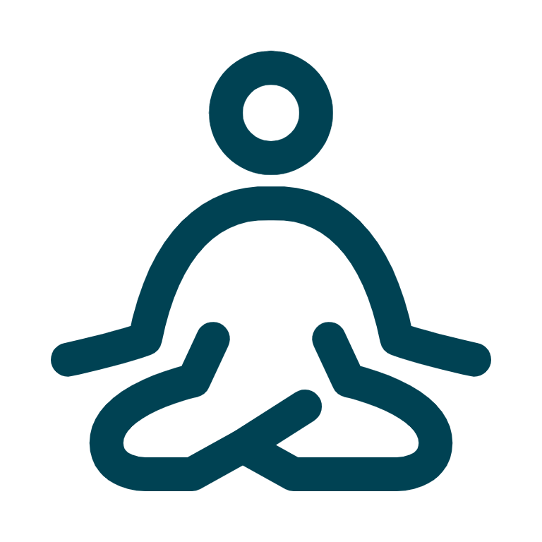yoga and meditation area
